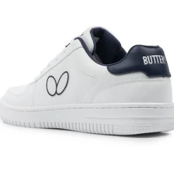 Butterfly Sneakers - Hvid Og Navy Blå