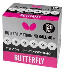 Butterfly Training 40+ Bordtennisbolde, 120 Stk.