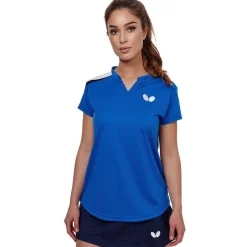 Dame Butterfly T-shirt Lady TOSY Blue