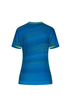 Dame Butterfly T-shirt NAGANO Lady Blå