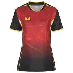 Dame Butterfly T-shirt Sutairu Lady Rød